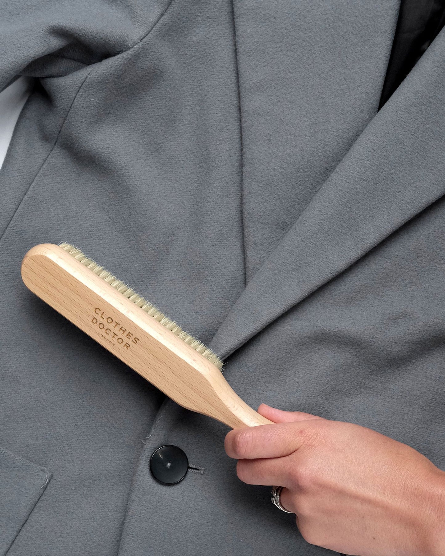 Natural Bristle Clothes Brush