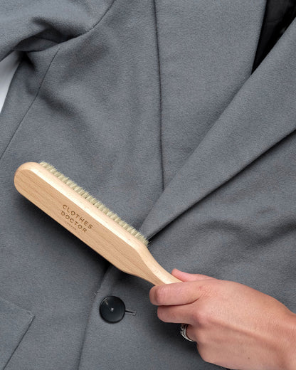 Natural Bristle Clothes Brush